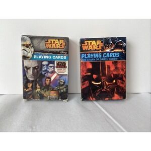 Star Wars Playing Cards Lot Rebels‎ Animated Series & Story of Darth Vader Decks